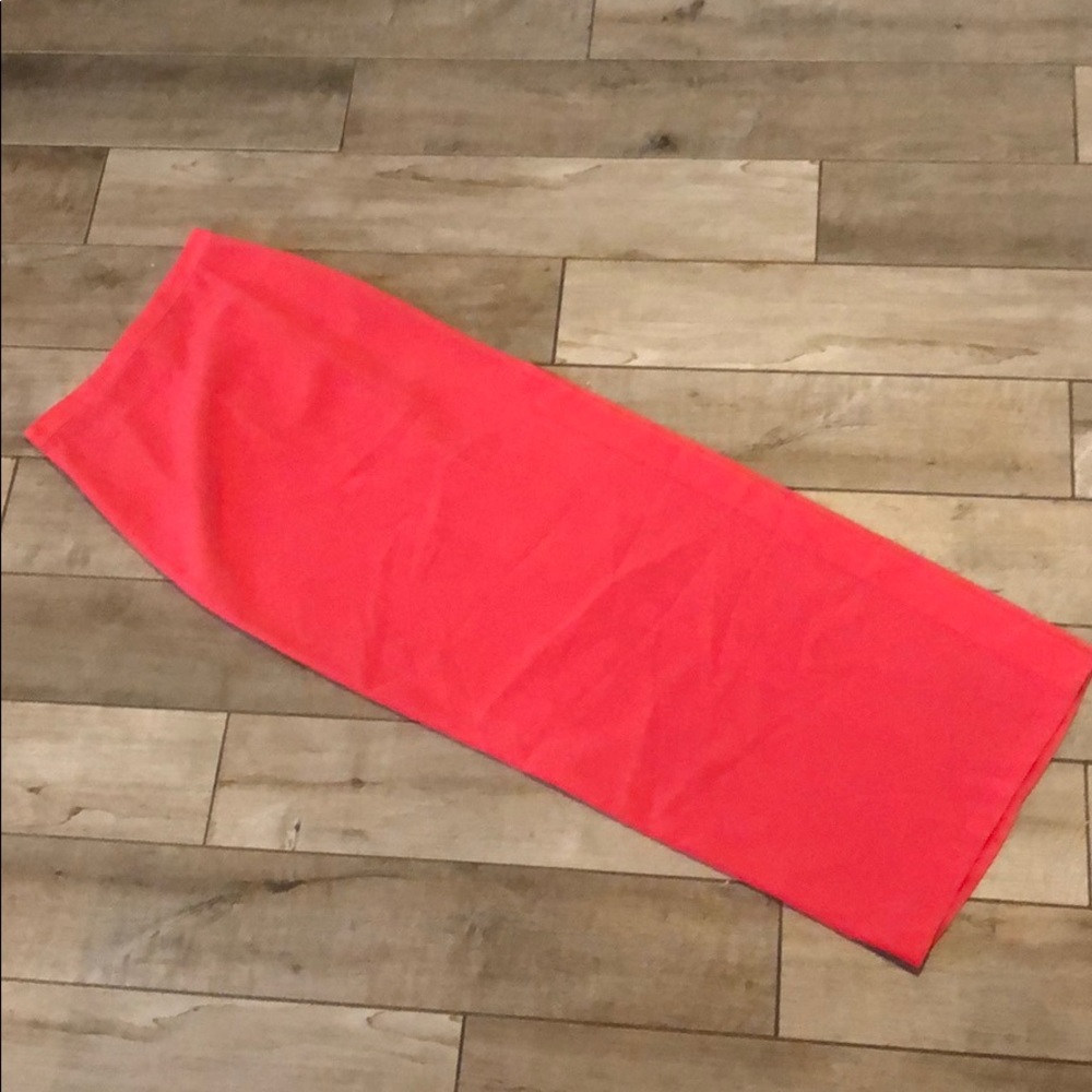 Pink Silk Sachin + Babi Slitted Maxi Skirt